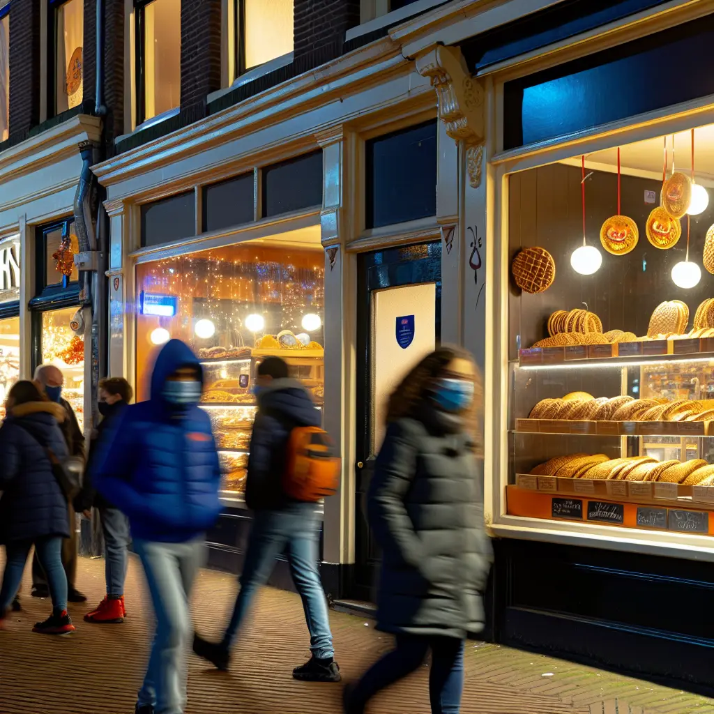 Een luchtig overzicht van de typische stress en humor rond pakjesavond. Bakker van Maanen kan je redden met last-minute lekkernijen.